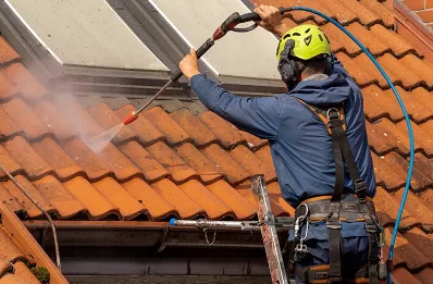 Démoussage et hydrofuge de toiture à Martaizé